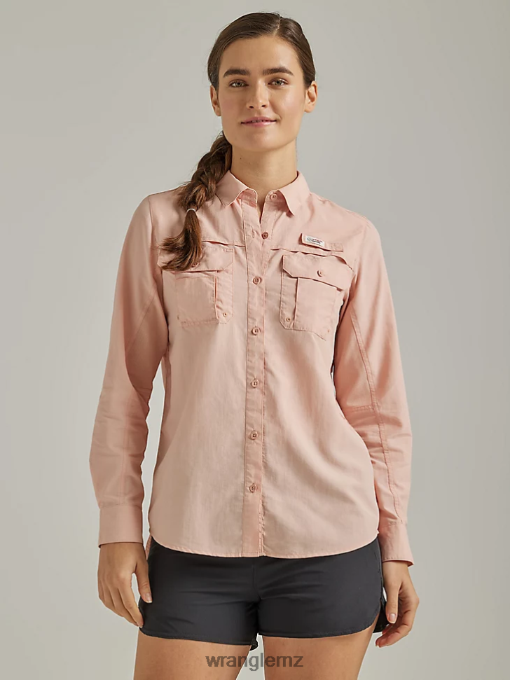 Wrangler ATG By Angler Shirt Rose (112331505) Women Clothing DRL6LH899