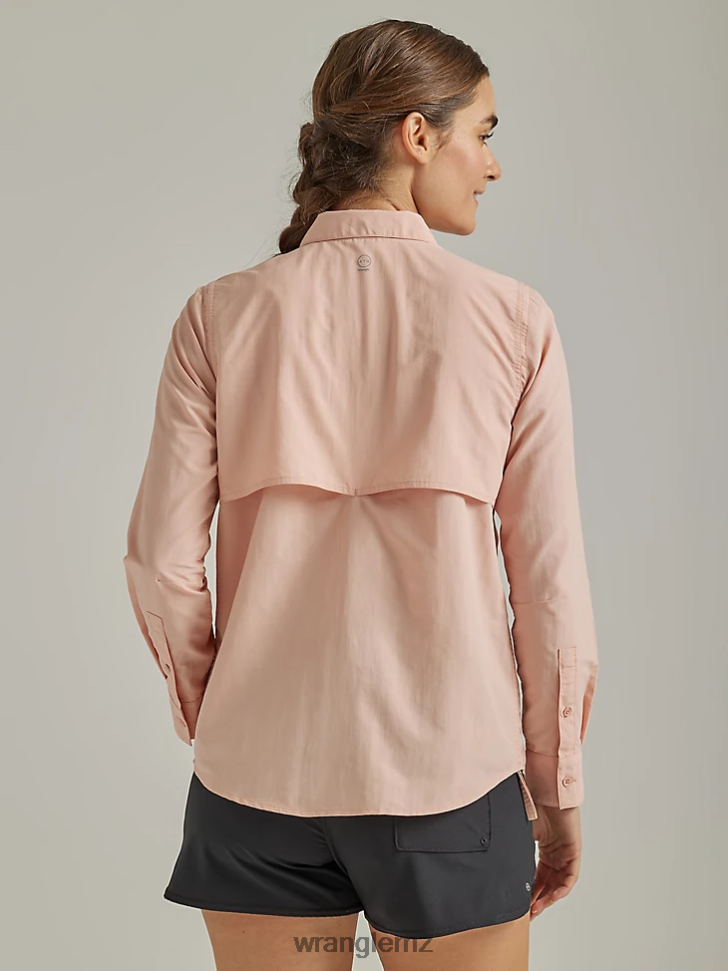 Wrangler ATG By Angler Shirt Rose (112331505) Women Clothing DRL6LH899