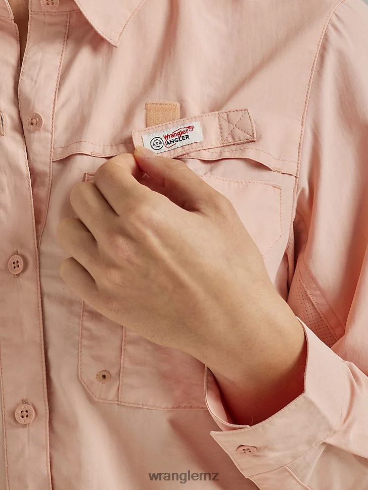 Wrangler ATG By Angler Shirt Rose (112331505) Women Clothing DRL6LH899