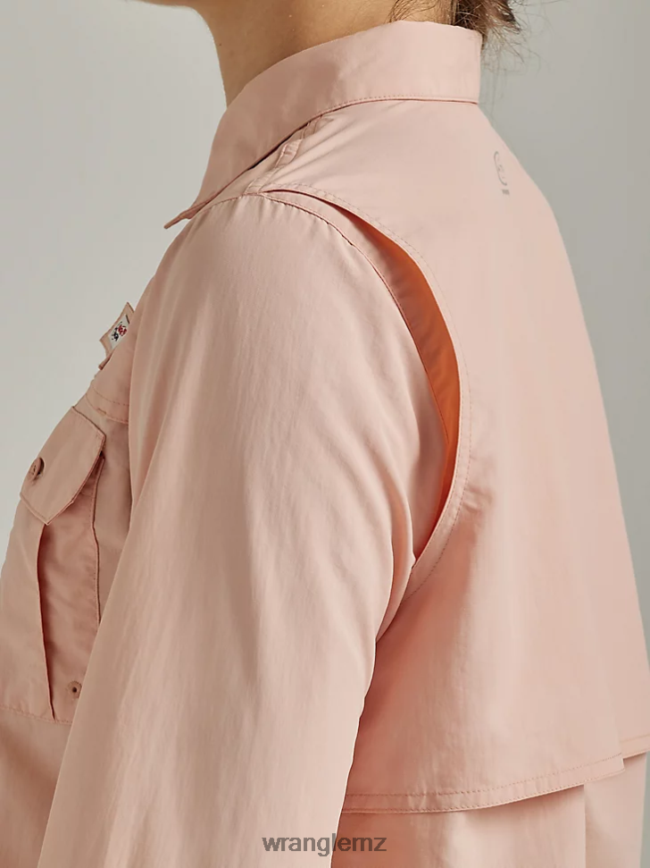 Wrangler ATG By Angler Shirt Rose (112331505) Women Clothing DRL6LH899