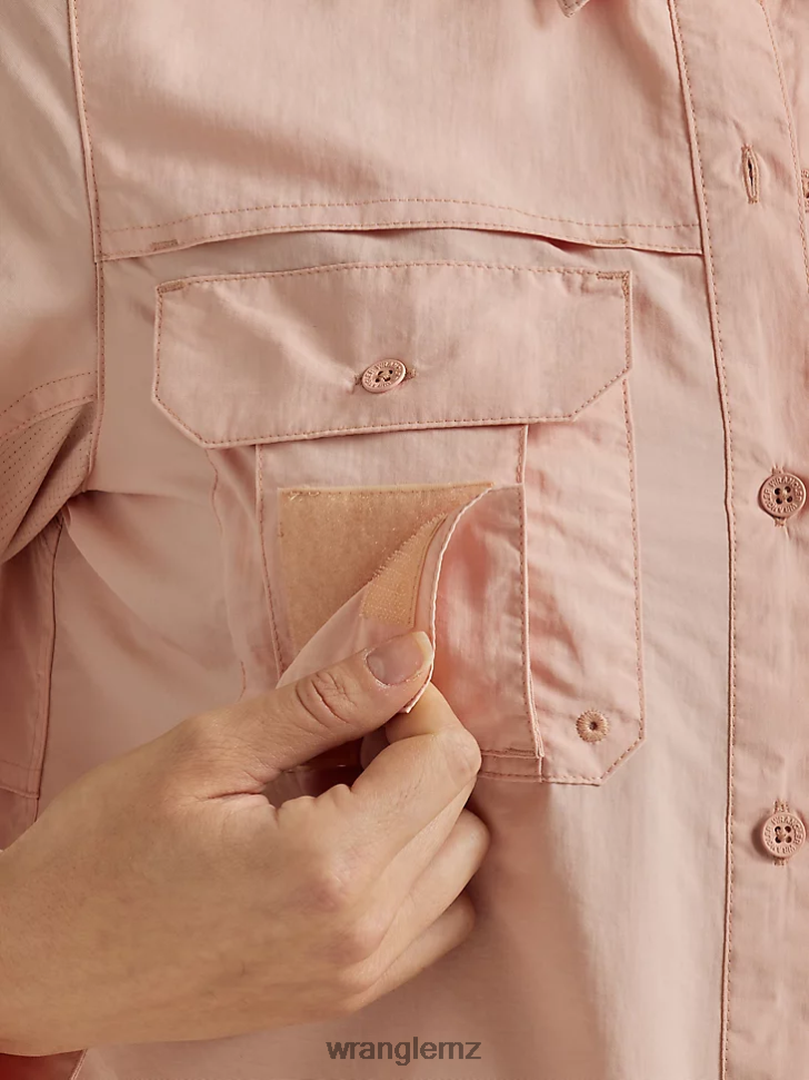 Wrangler ATG By Angler Shirt Rose (112331505) Women Clothing DRL6LH899