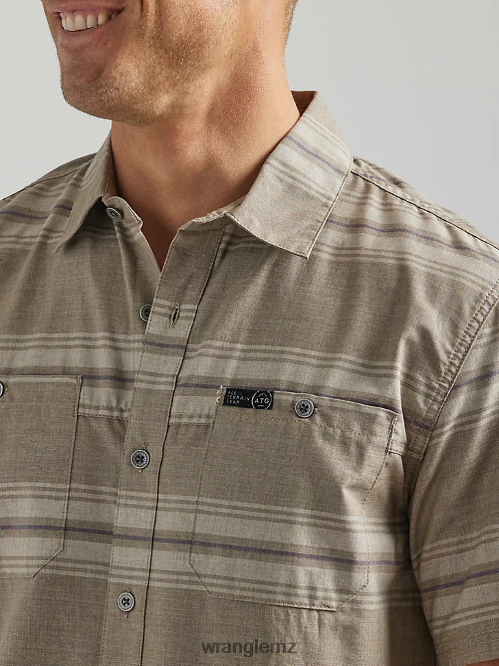 Wrangler ATG By Breeze Shirt Cherry Creek (112331239) Men Clothing DRL6LH639