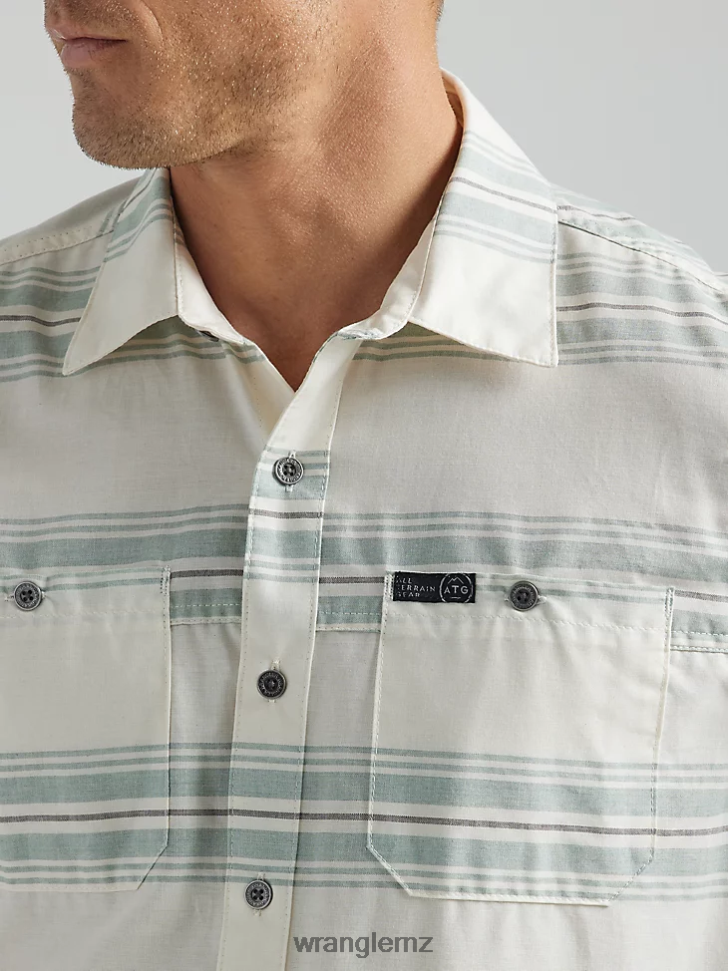 Wrangler ATG By Breeze Shirt Fountain Creek (112331278) Men Clothing DRL6LH314