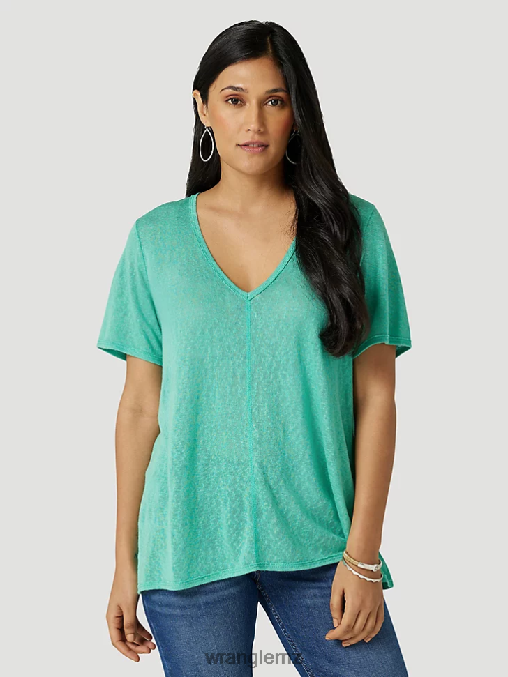 Wrangler ATG By Hooded Sun Tee Ocean (112331283) Women Clothing DRL6LH900