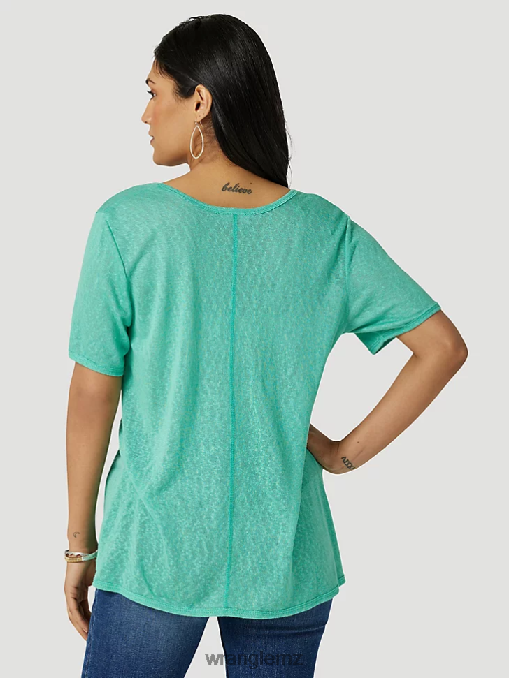 Wrangler ATG By Hooded Sun Tee Ocean (112331283) Women Clothing DRL6LH900