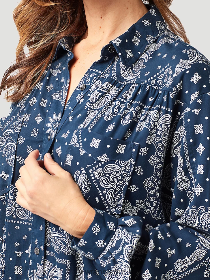 Wrangler ATG By Hooded Sun Tee Ocean (112331283) Women Clothing DRL6LH900