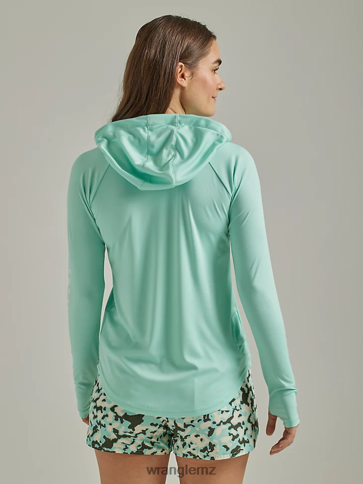Wrangler ATG By Hooded Sun Tee Ocean (112331283) Women Clothing DRL6LH900