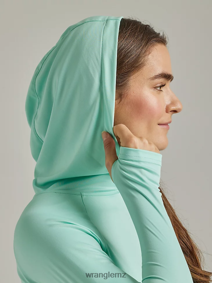 Wrangler ATG By Hooded Sun Tee Ocean (112331283) Women Clothing DRL6LH900