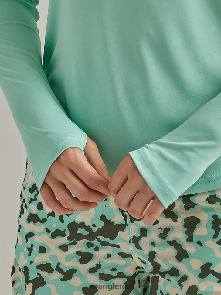 Wrangler ATG By Hooded Sun Tee Ocean (112331283) Women Clothing DRL6LH900