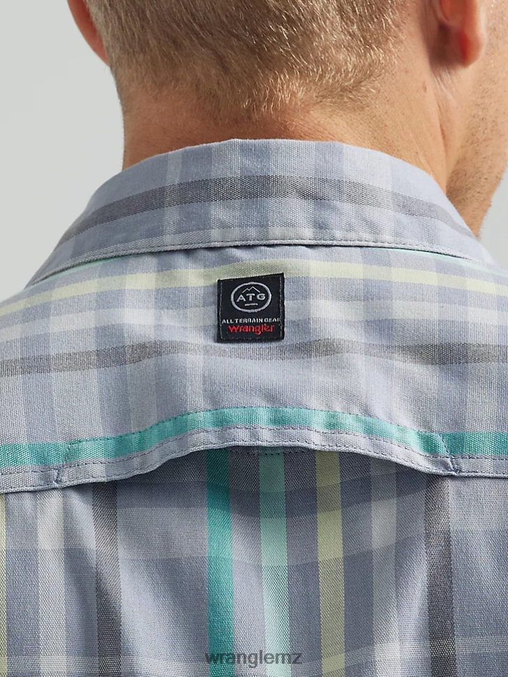 Wrangler ATG By Horizon Plaid Shirt Kure Plaid (112333873) Men Clothing DRL6LH652