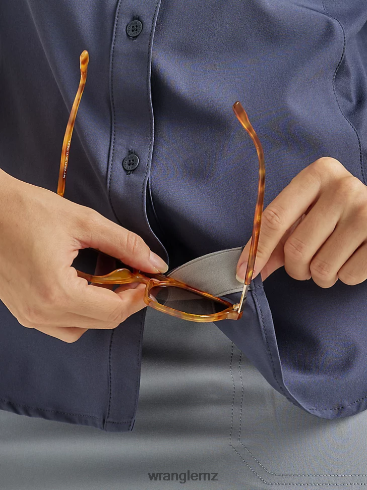 Wrangler ATG By Trail Shirt Blue Nights (112333894) Women Clothing DRL6LH887