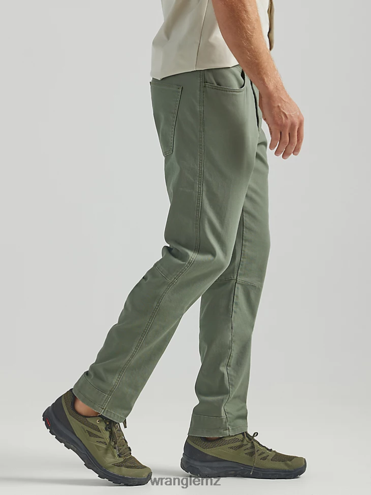 Wrangler ATG Five Pocket Pant Dusty Olive (112331043) Men Clothing DRL6LH637