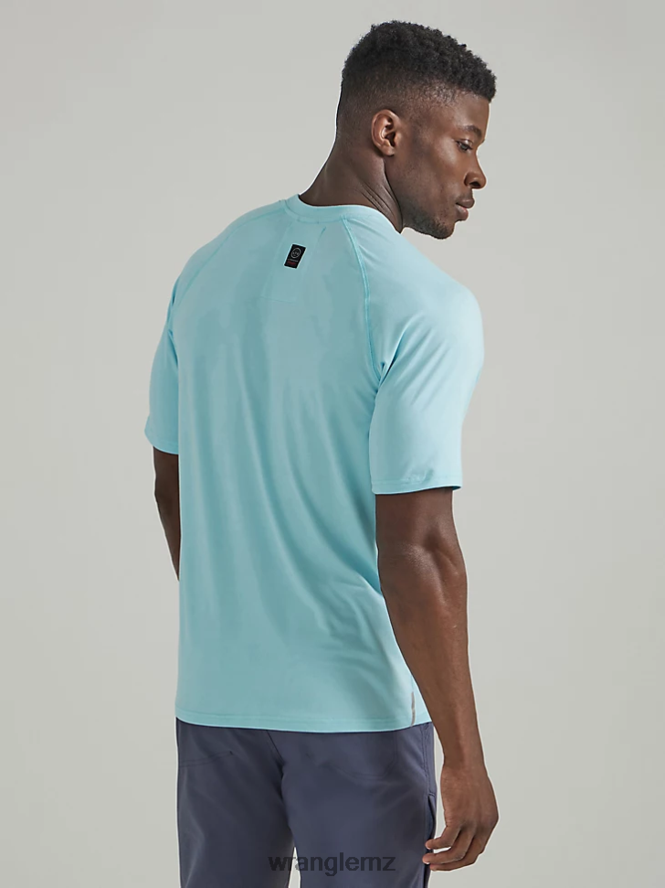 Wrangler ATG Performance Knit Shirt Sky (112331266) Men Clothing DRL6LH291