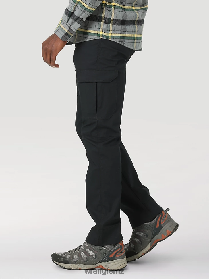 Wrangler ATG Range Cargo Pant Jet Black (112323453) Men Clothing DRL6LH239