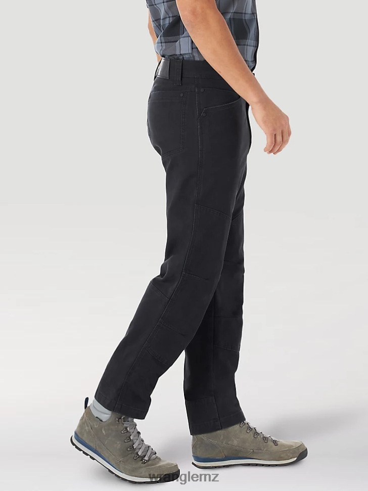 Wrangler ATG Reinforced Utility Pant Caviar (NS857CV) Men Clothing DRL6LH625