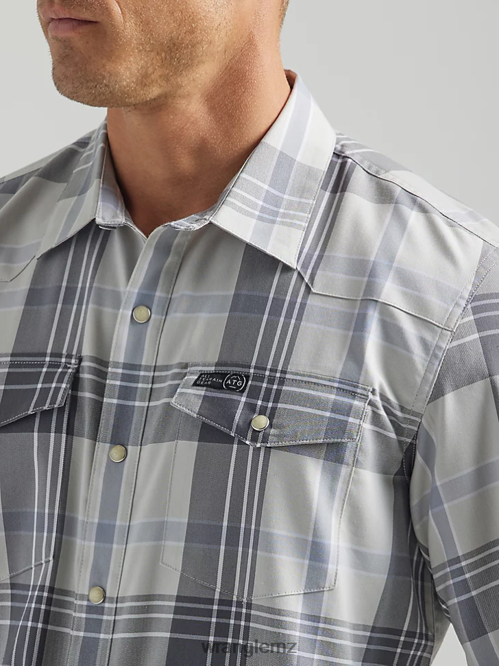 Wrangler ATG Western Shirt Gunnison River (112331265) Men Clothing DRL6LH452