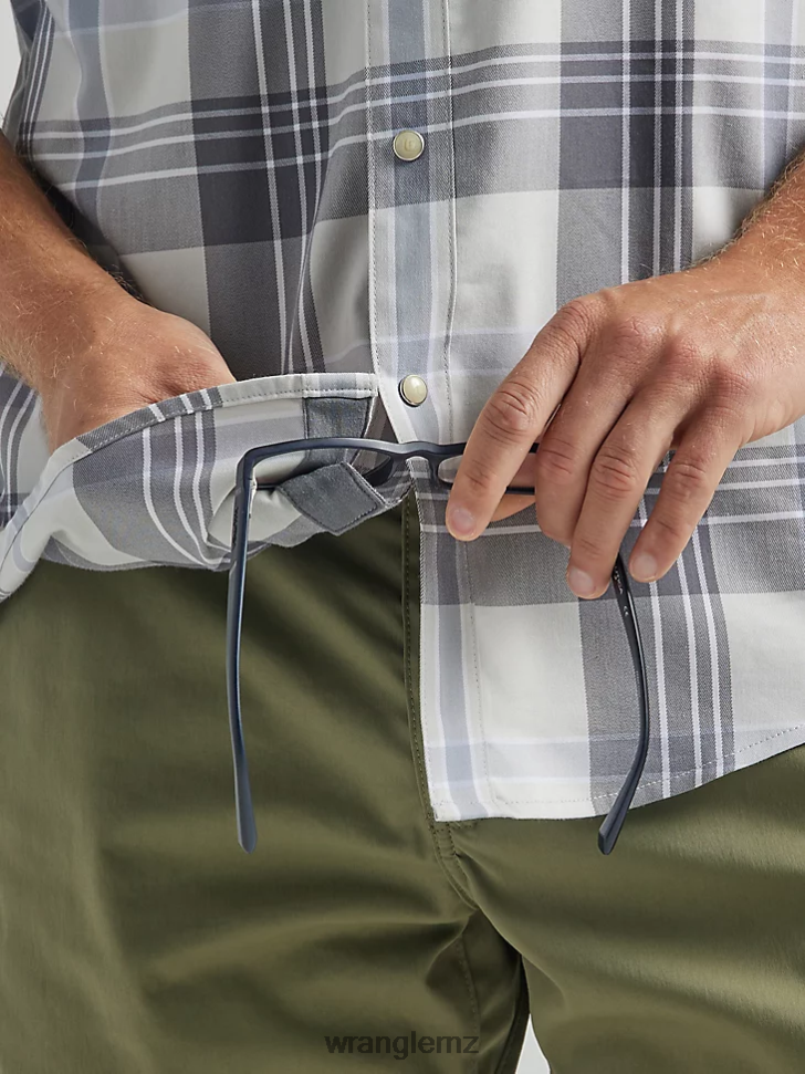 Wrangler ATG Western Shirt Gunnison River (112331265) Men Clothing DRL6LH452