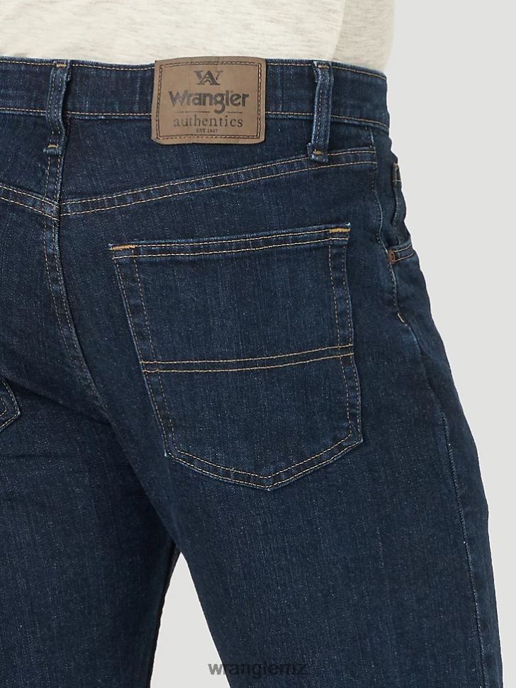 Wrangler Authentics Regular Fit Comfort Waist Jean Dark Indigo (10ZM1CSDI) Men Clothing DRL6LH205