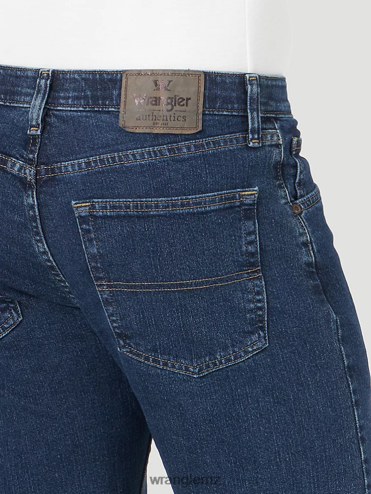 Wrangler Authentics Regular Fit Comfort Waist Jean Dark Stonewash (10ZM1CSDS) Men Clothing DRL6LH208