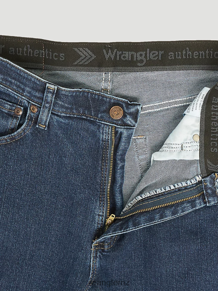 Wrangler Authentics Regular Fit Comfort Waist Jean Dark Stonewash (10ZM1CSDS) Men Clothing DRL6LH208