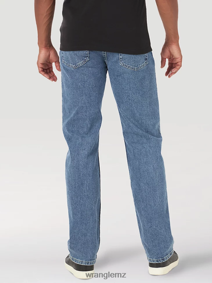Wrangler Authentics Regular Fit Comfort Waist Jean Light Stonewash (10ZM1CSSL) Men Clothing DRL6LH203