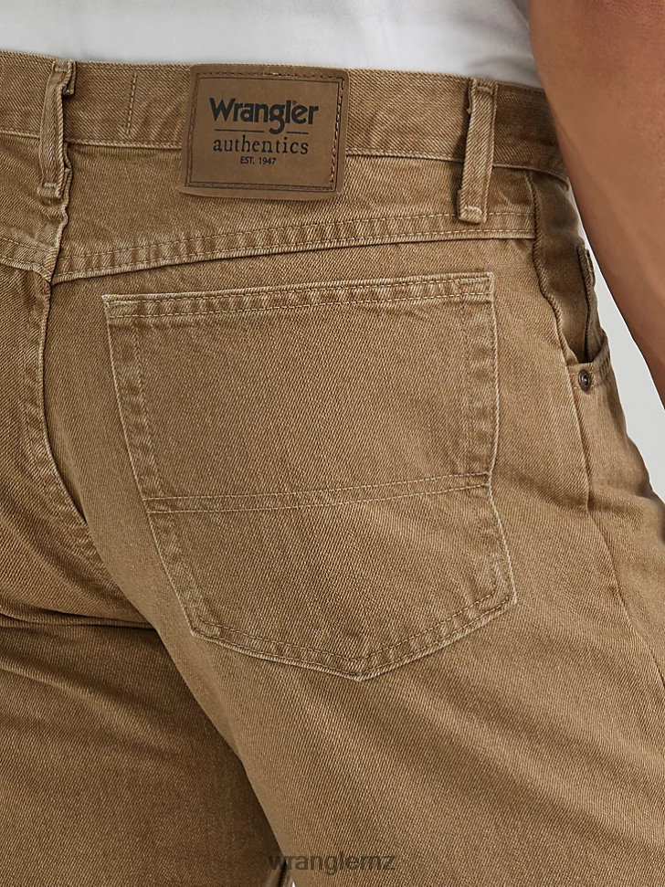 Wrangler Authentics Regular Fit Cotton Jean Khaki (10ZM100KH) Men Clothing DRL6LH149