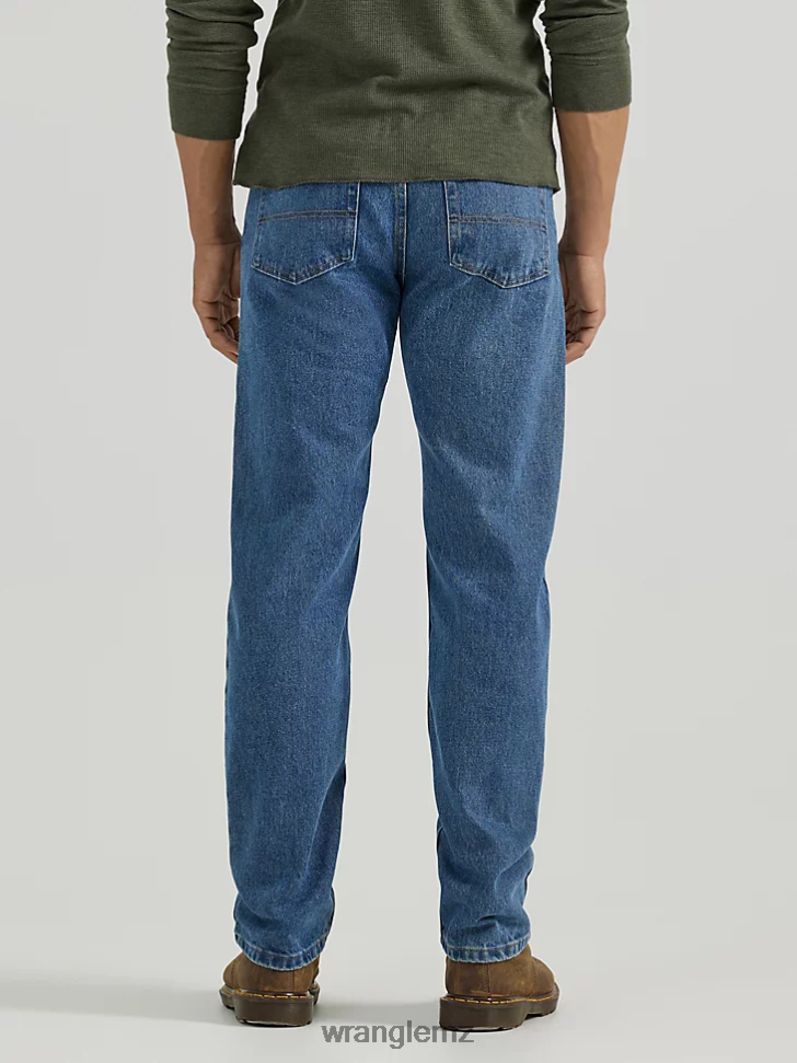 Wrangler Authentics Regular Fit Cotton Jean Stonewash Dark (10ZM100SW) Men Clothing DRL6LH153