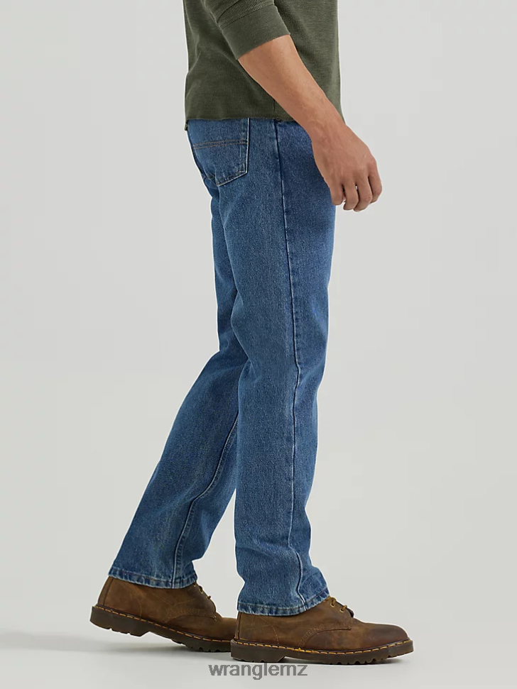 Wrangler Authentics Regular Fit Cotton Jean Stonewash Dark (10ZM100SW) Men Clothing DRL6LH153