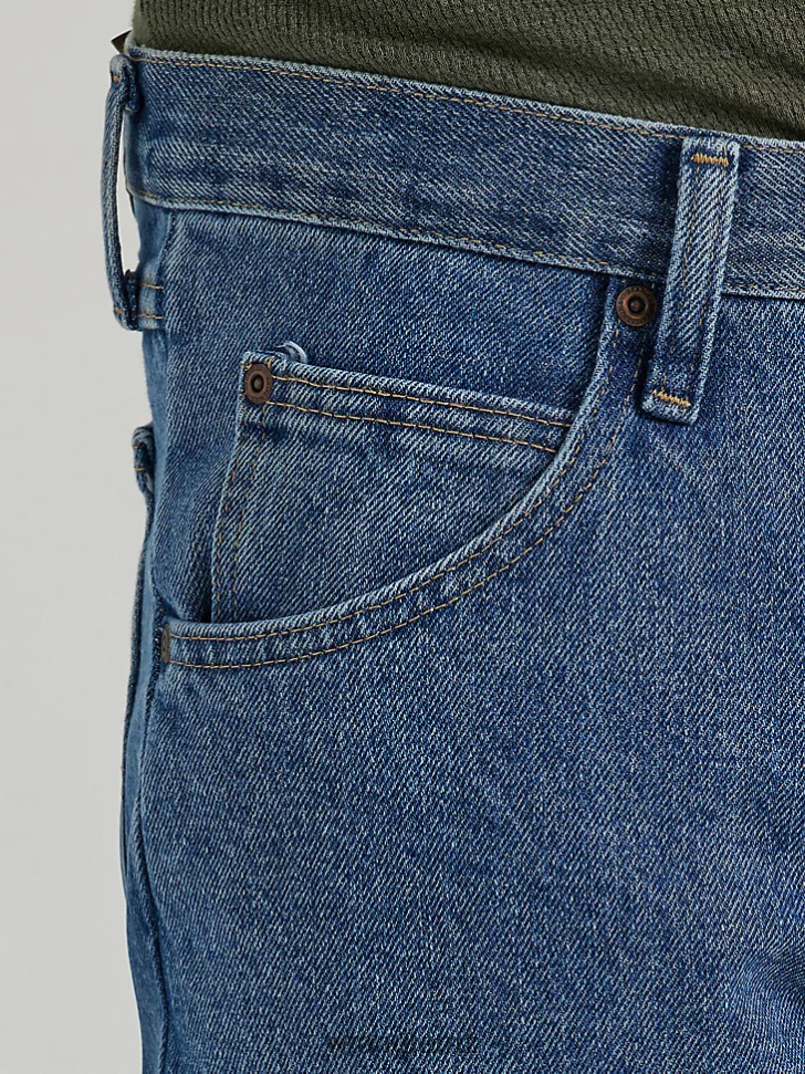 Wrangler Authentics Regular Fit Cotton Jean Stonewash Dark (10ZM100SW) Men Clothing DRL6LH153
