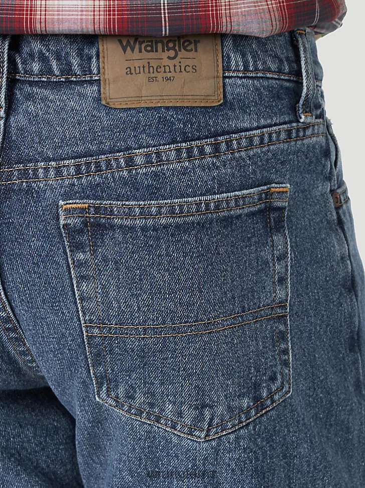 Wrangler Authentics Regular Fit Cotton Jean Vintage Blue (10ZM100VG) Men Clothing DRL6LH152