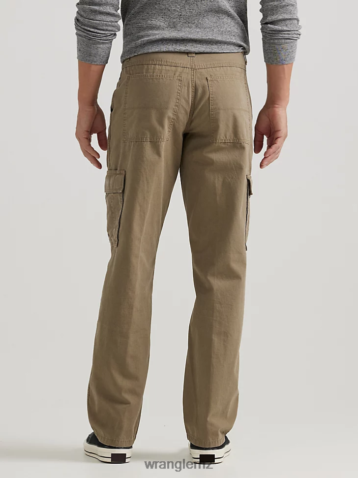 Wrangler Authentics Relaxed Cargo Pant Barley (10ZM6LGML) Men Clothing DRL6LH246