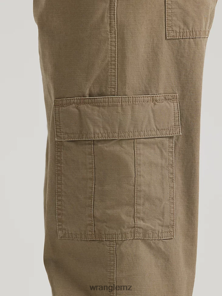 Wrangler Authentics Relaxed Cargo Pant Barley (10ZM6LGML) Men Clothing DRL6LH246