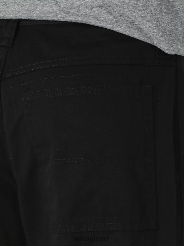 Wrangler Authentics Relaxed Cargo Pant Black (10ZM6LGBL) Men Clothing DRL6LH245