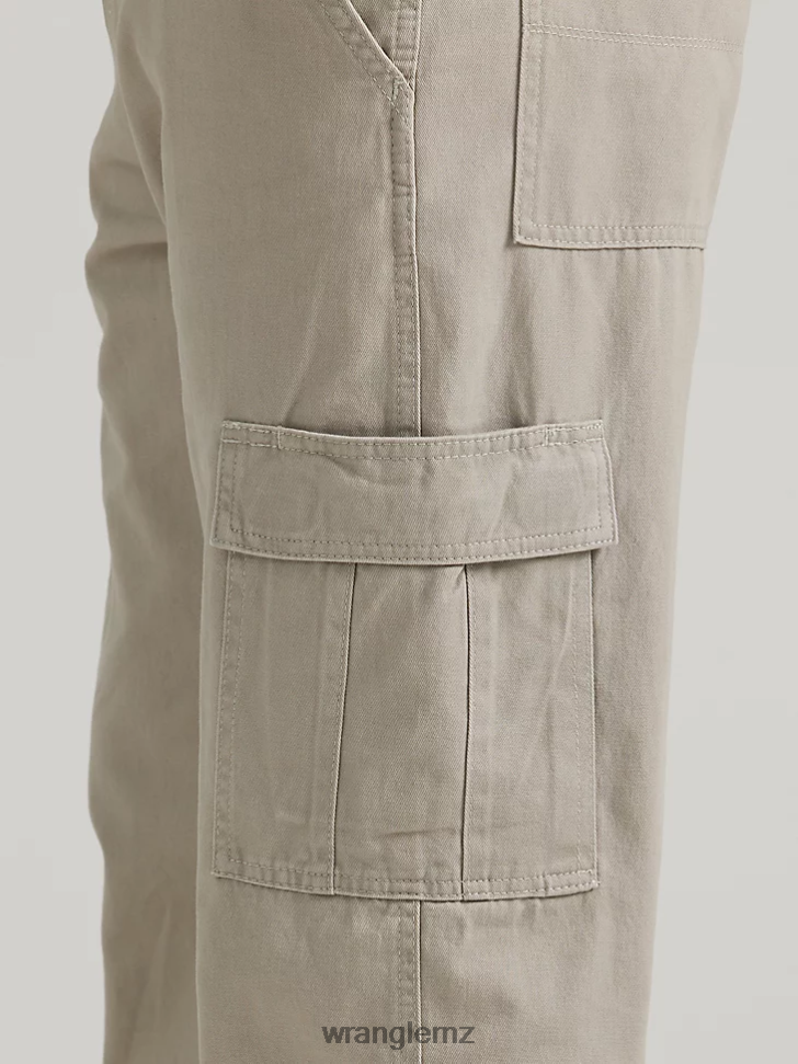 Wrangler Authentics Relaxed Cargo Pant Khaki Dust (10ZM6LGKD) Men Clothing DRL6LH241