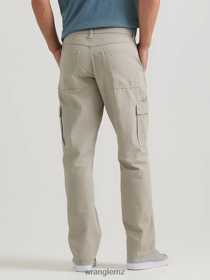 Wrangler Authentics Relaxed Cargo Pant Khaki Dust (10ZM6LGKD) Men Clothing DRL6LH241