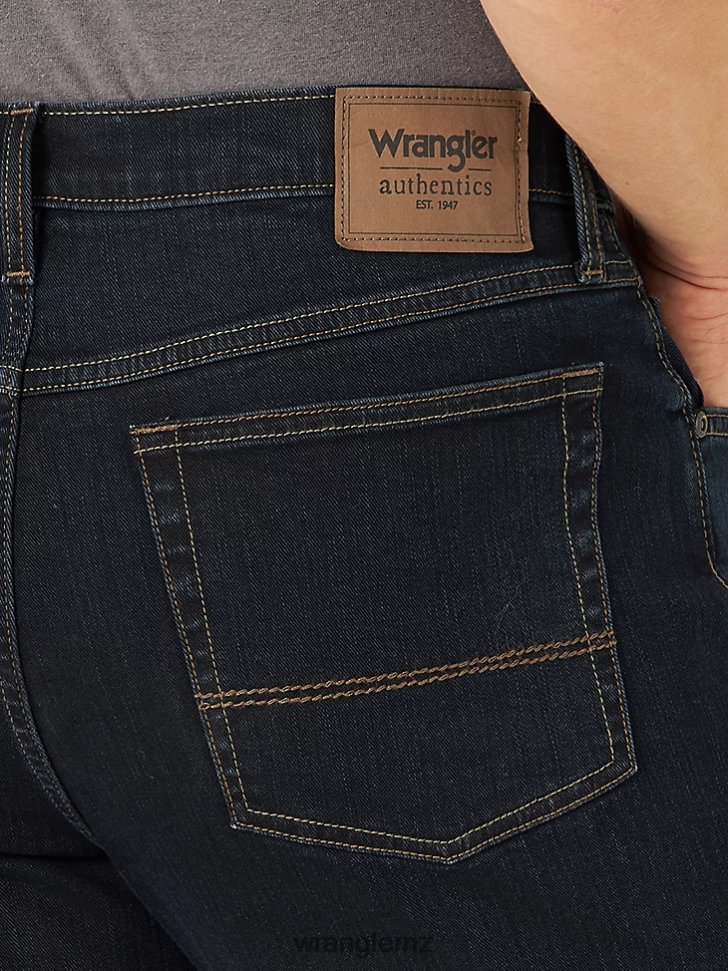 Wrangler Authentics Relaxed Fit Bootcut Jean Dark Harbour (10ZM4RBDH) Men Clothing DRL6LH124