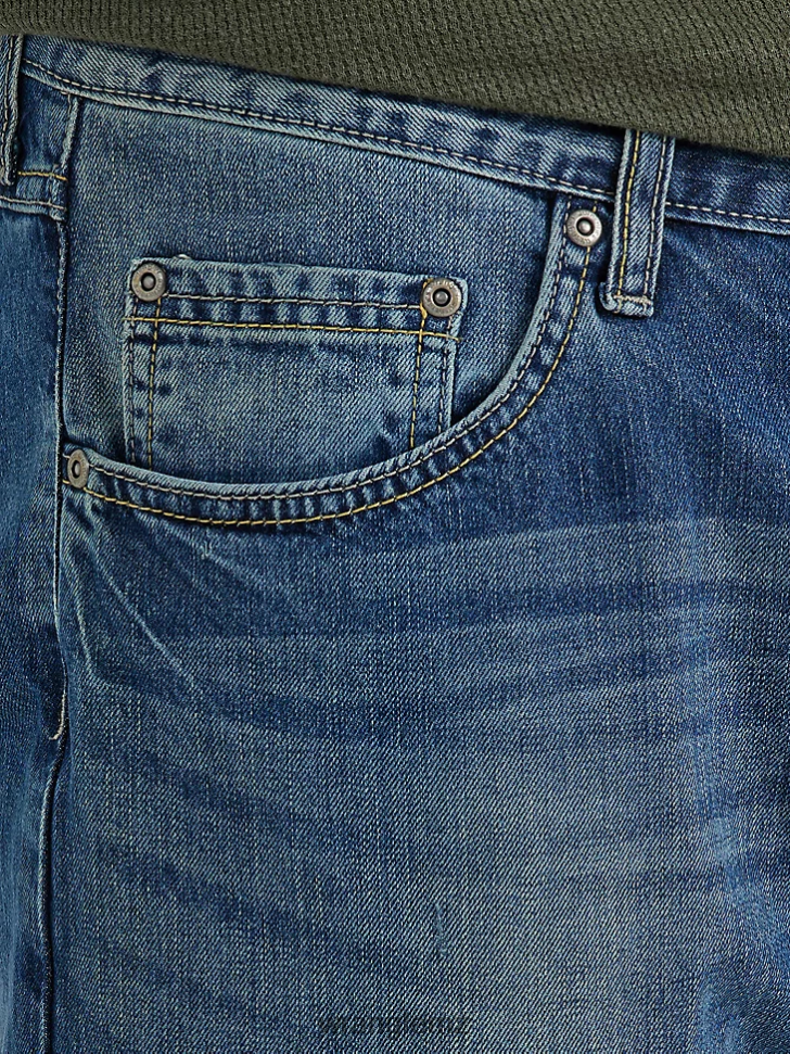 Wrangler Authentics Relaxed Fit Bootcut Jean Medium Indigo (10ZM4RBGI) Men Clothing DRL6LH125