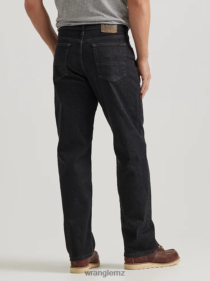 Wrangler Authentics Relaxed Fit Comfort Flex Jean Dark Denim (ZM3CSDD) Men Clothing DRL6LH201