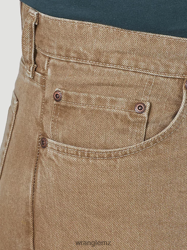 Wrangler Authentics Relaxed Fit Cotton Jean Khaki (10ZM200CK) Men Clothing DRL6LH114