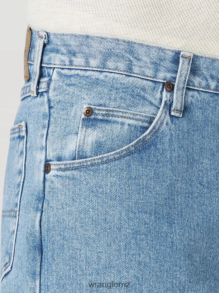 Wrangler Authentics Relaxed Fit Cotton Jean Light Stonewash (10ZM200LS) Men Clothing DRL6LH112