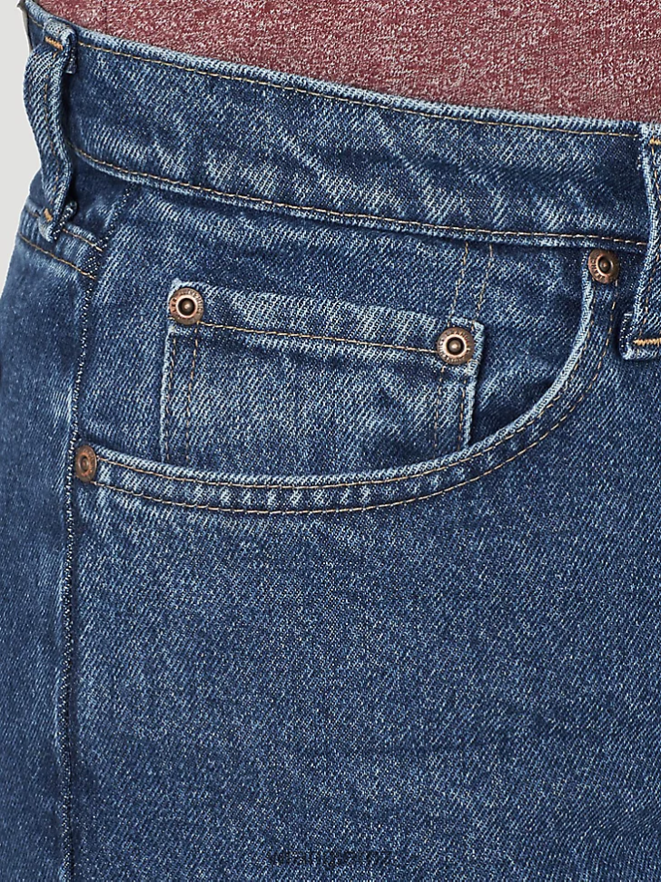 Wrangler Authentics Relaxed Fit Cotton Jean Stonewash Dark (10ZM200SW) Men Clothing DRL6LH117