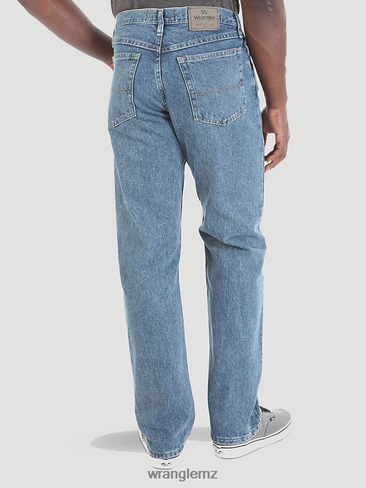 Wrangler Authentics Relaxed Fit Cotton Jean Vintage Stone (10ZM200VS) Men Clothing DRL6LH111