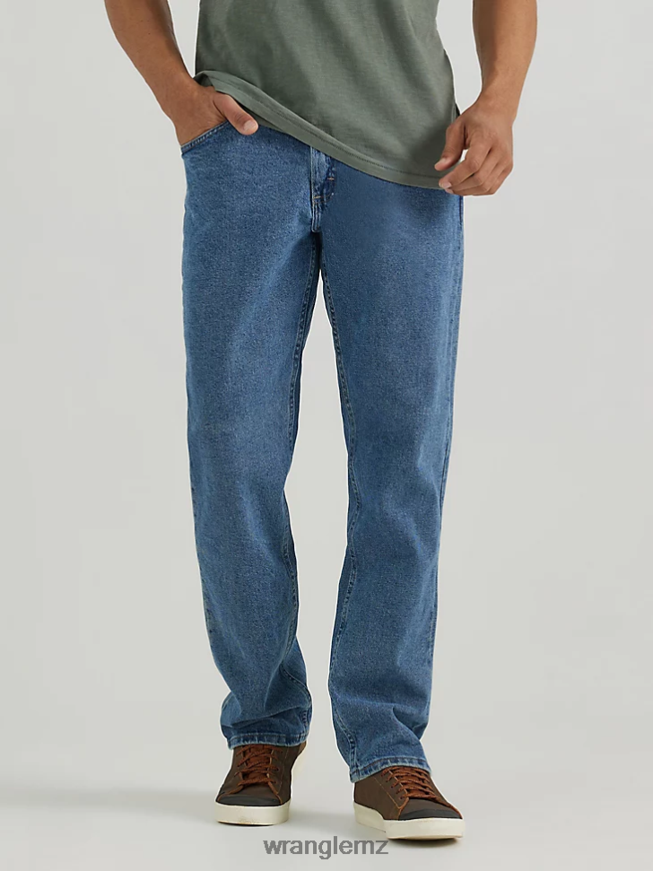 Wrangler Authentics Relaxed Fit Flex Jean Vintage Blue (10ZM200VF) Men Clothing DRL6LH104