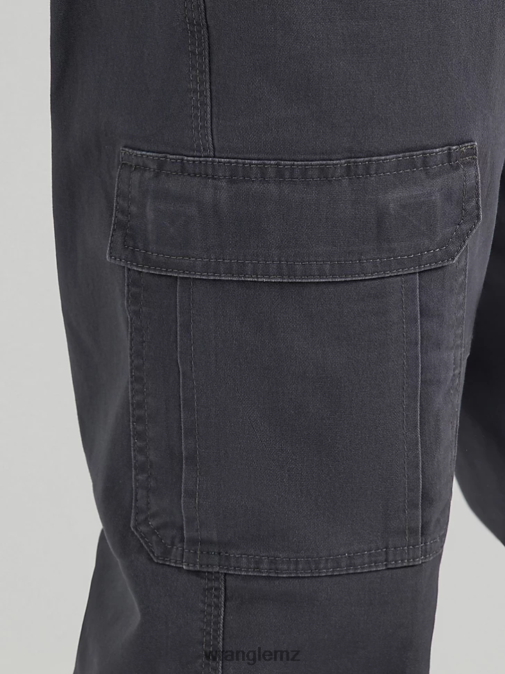 Wrangler Authentics Relaxed Stretch Cargo Pant Anthracite (10ZM7ABAH) Men Clothing DRL6LH235