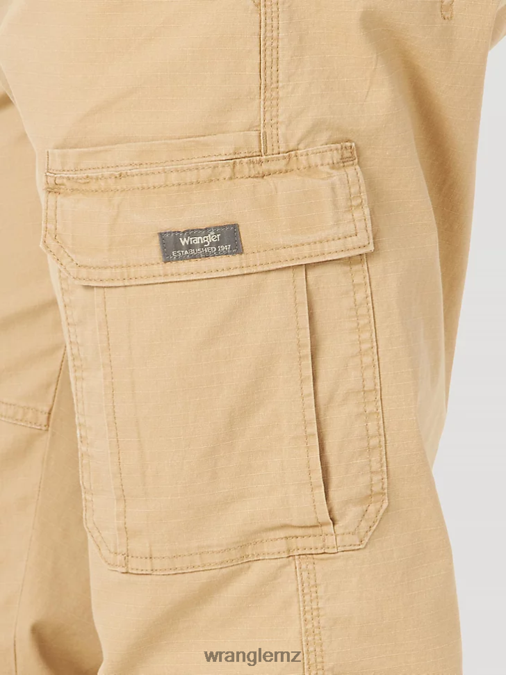 Wrangler Authentics Relaxed Stretch Cargo Pant Travertine (10ZM7ABTV) Men Clothing DRL6LH234