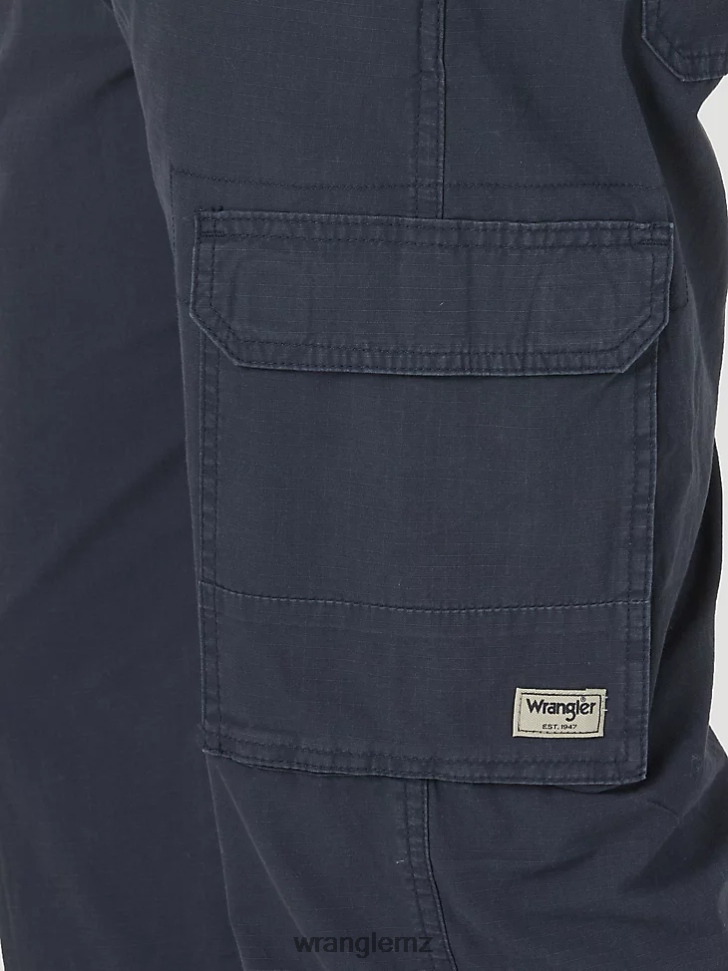 Wrangler Cargo Pant Navy (MGW90NV) Men Clothing DRL6LH216