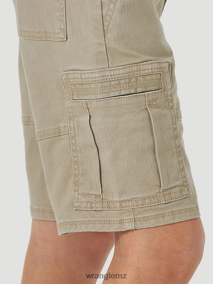 Wrangler Comfort Flex Cargo Short Khaki (4RMHWKH) Boys Clothing DRL6LH995
