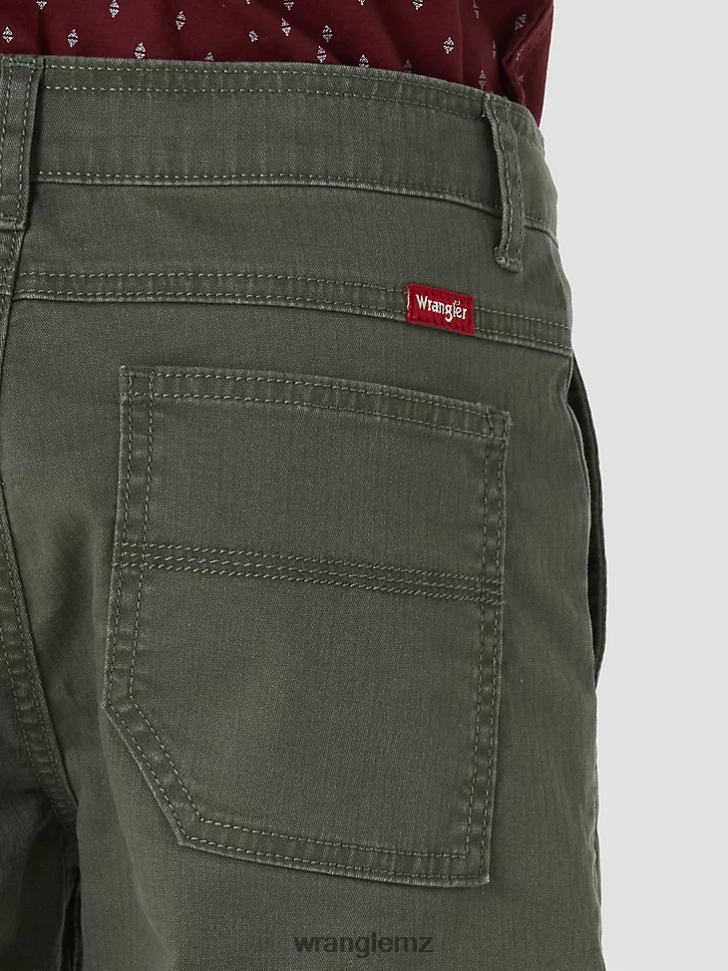 Wrangler Comfort Flex Cargo Short Olive (4RMHWOH) Boys Clothing DRL6LH996