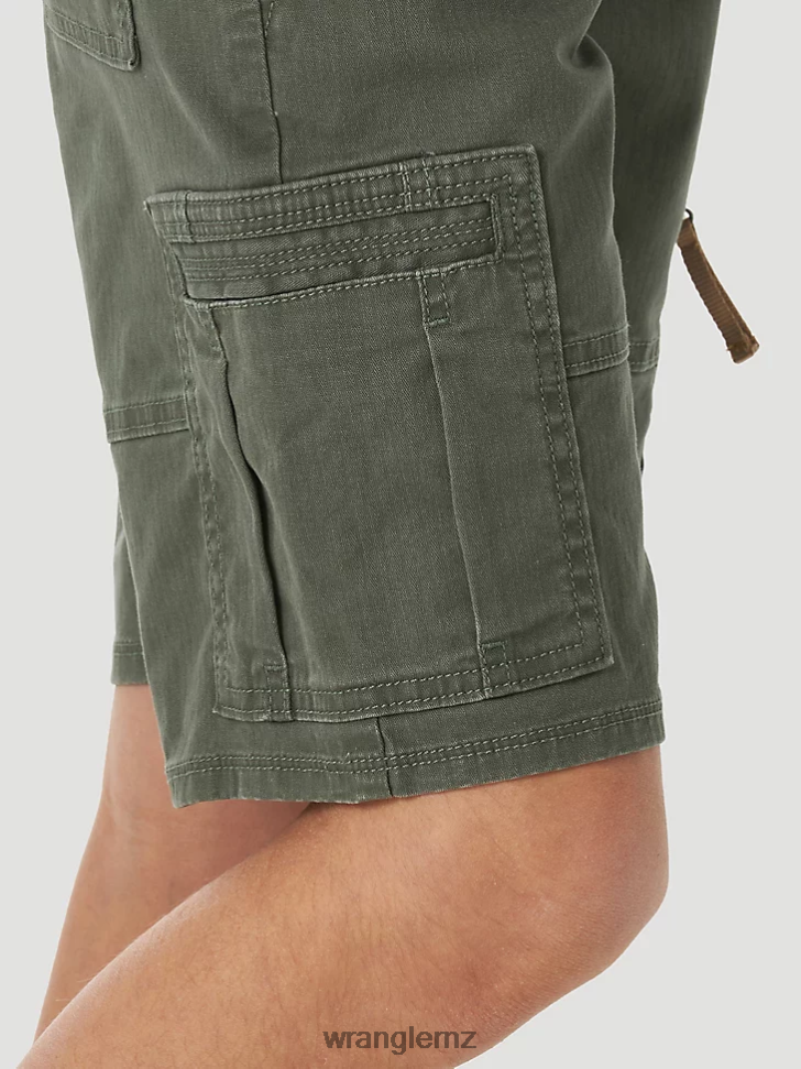 Wrangler Comfort Flex Cargo Short Olive (4RMHWOH) Boys Clothing DRL6LH996