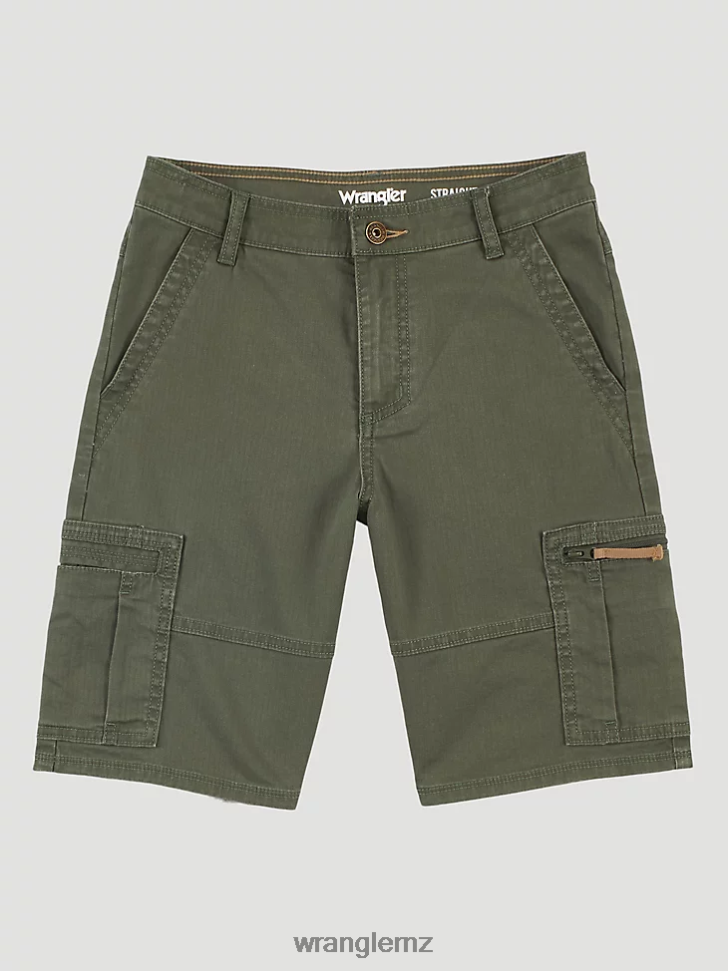 Wrangler Comfort Flex Cargo Short Olive (4RMHWOH) Boys Clothing DRL6LH996